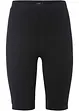Pantaloncini in jersey a costine, vita alta, bonprix
