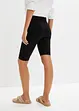 Pantaloncini in jersey a costine, vita alta, bonprix