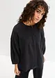 Blusa oversize in mussola di cotone, bonprix