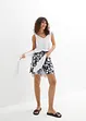 Shorts larghi in viscosa con cinta comoda, vita alta, bonprix
