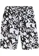 Shorts larghi in viscosa con cinta comoda, vita alta, bonprix
