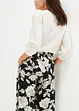 Pantaloni a palazzo in viscosa fluente, bonprix