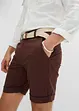 Bermuda chino elasticizzati con cintura, regular fit, bonprix