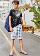 T-shirt slim fit in puro cotone, bonprix