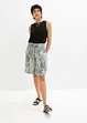 Top in jersey svasato con laccetti da annodare, bpc bonprix collection