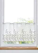 Tenda a vetro con fiori ricamati, bpc living bonprix collection