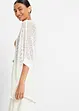 Cardigan lungo con motivo traforato, bonprix