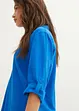 Blusa in misto lino con maniche a 3/4, bonprix