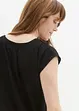 Blusa a maniche corte con scollatura a V, bonprix