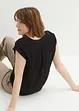 Blusa a maniche corte con scollatura a V, bonprix