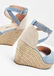 Sandali con zeppa in corda, bonprix