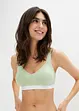 Reggiseno t-shirt senza ferretto con cotone biologico (pacco da 2), bonprix