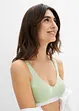 Reggiseno t-shirt senza ferretto con cotone biologico (pacco da 2), bonprix