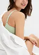 Reggiseno t-shirt senza ferretto con cotone biologico (pacco da 2), bonprix