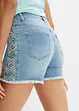 Shorts di jeans con ricami, bonprix