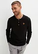 Maglia serafino a maniche lunghe (pacco da 2) in puro cotone biologico, bonprix