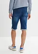 Bermuda in jeans elasticizzati con ricami, regular fit, bonprix