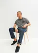 Polo in piquet, loose fit, bonprix