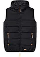 Gilet trapuntato con cappuccio, bonprix