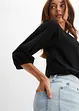 Maglia in cotone biologico con scollo quadrato, bonprix