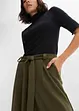 Pantaloni cropped in jersey crêpe, BODYFLIRT