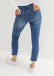 Jeans cropped modellanti, vita media, bonprix