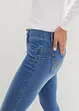 Jeans cropped modellanti, vita media, bonprix