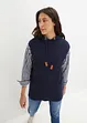 Gilet in maglia con cappuccio, bonprix