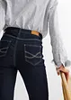 Jeans cropped straight, a vita media, bonprix