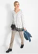 Maglia stile tunica in misto cotone e viscosa, bonprix