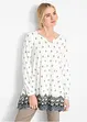 Maglia stile tunica in misto cotone e viscosa, bonprix