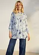 Camicetta lunga a fiori, bpc bonprix collection