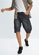 Bermuda cargo lunghi in jeans, relaxed fit, bonprix