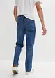 Jeans elasticizzati con cotone riciclato loose fit, straight, bonprix