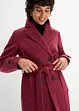 Trench invernale in simil lana, bonprix