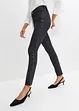 Jeans elasticizzati con inserti in similpelle, BODYFLIRT