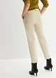 Pantaloni in twill con cinta comoda, bonprix