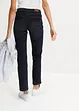 Jeans straight elasticizzati, vita alta, bonprix