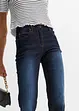 Jeans elasticizzati a vita alta, straight, bonprix