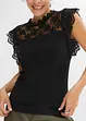 Maglia con inserto in pizzo, bonprix
