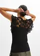 Maglia con inserto in pizzo, bonprix