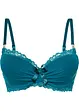 Reggiseno con coppe preformate, ferretto e poliammide riciclata, bonprix