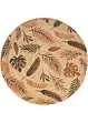 Tappeto rotondo con foglie, bpc living bonprix collection