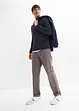 Pantaloni regular fit in twill di puro cotone, straight, bonprix
