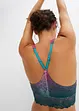 Reggiseno a bustier con pizzo delicato dai colori sfumati, bonprix