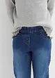Jeans bootcut con cinta comoda, a vita media, bonprix