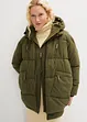 Giacca invernale oversize con cappuccio in poliestere riciclato, bonprix