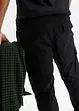 Pantaloni termici con elastico in vita e tasche cargo regular fit, straight, bonprix