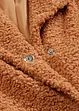 Cappotto in pile effetto peluche, bonprix