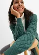 Cardigan con lavorazione a trecce, bonprix